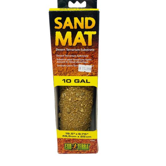 Exo-Terra Sand Mat Desert Terrarium Substrate For Reptile - 10 Gallon - Picture 1 of 5